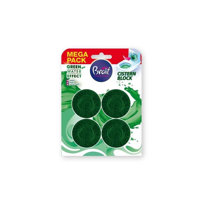 TOILET CLEANER DRAM BRAIT GREEN 4X50 G