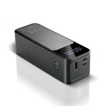 Power Bank - everActive 27,000mAh, QC4+, USB-C, Flashlight, Black Power Bank - everActive 27,000mAh, QC4+, USB-C, Flashlight, Black