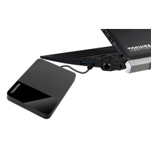 External HDD, TOSHIBA, Canvio Ready, HDTP310EK3AA, 1TB, USB 3.2, Colour Black, HDTP310EK3AA