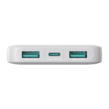 Joyroom Powerbank Joyroom JR-PBF12 10000mAh 2.4A 2x USB-A 1x USB-C - white