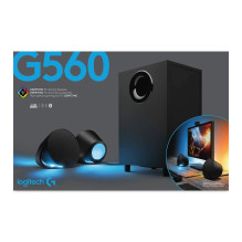 Garsiakalbių Sistema - Logitech G G560 LIGHTSYNC 120W 2.1 Audio Bluetooth Subwoofer, Juoda Garsiakalbių Sistema - Logitech G G560 LIGHTSYNC 120W 2.1 Audio Bluetooth Subwoofer, Juoda