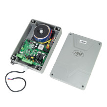 PNI MAB600 swing gate automation kit with 2 motors, lamp, photocells, remote controls, and control panel, gate length 2 PNI MAB600 swing gate automation kit with 2 motors, lamp, photocells, remote controls, and control panel, gate length 2
