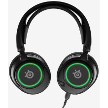 Laidinės žaidimų ausinės Steelseries Arctis Nova 3, juodos Laidinės žaidimų ausinės Steelseries Arctis Nova 3, juodos