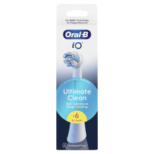 Toothbrush tip Oral-B iO Ultimate clean, white, 6 pcs Toothbrush tip Oral-B iO Ultimate clean, white, 6 pcs