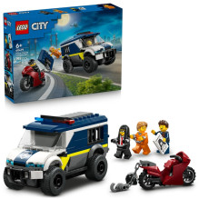 Konstruktorius LEGO® City Policijos furgonas 60479, 198vnt. Konstruktorius LEGO® City Policijos furgonas 60479, 198vnt.