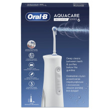 Tarpdančių irigatorius Oral-B AquaCare 6 PRO EXPERT, baltas Tarpdančių irigatorius Oral-B AquaCare 6 PRO EXPERT, baltas