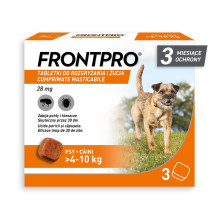 FRONTPRO tabletės nuo blusų...
