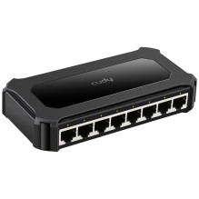 Network Equipment - Cudy Switch GS108D 8-Port 1Gbps 150x80x65mm Network Equipment - Cudy Switch GS108D 8-Port 1Gbps 150x80x65mm