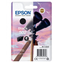Rašalo Kasetė - Epson 502 C13T02V14010 Juoda Rašalo Kasetė - Epson 502 C13T02V14010 Juoda
