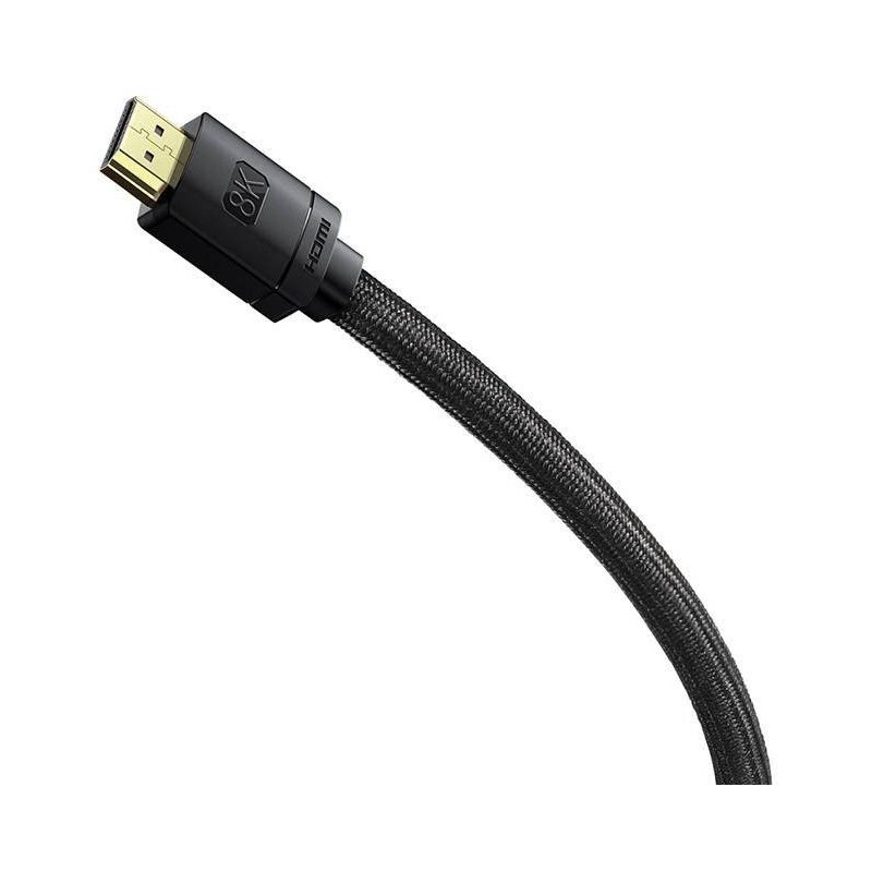 Baseus High Definition Series HDMI 2.1 8K 60Hz 3D HDR 48Gbps 1m black