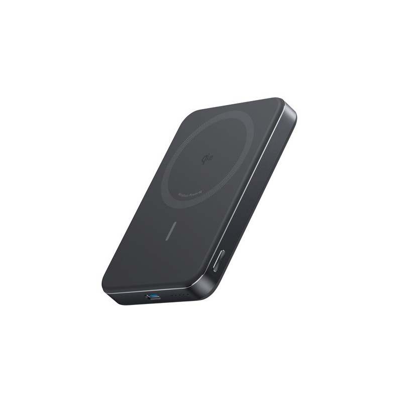 „Anker MagGo PowerBank“ 10 000 mAh plonas magnetinis juodas