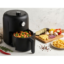 Esperanza EKA001 Riebalų neturinti gruzdintuvė 2,6 l 1000 W Juoda Esperanza EKA001 Riebalų neturinti gruzdintuvė 2,6 l 1000 W Juoda