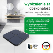 „Medisana BS 850“ holistinės 8 balų analitinės svarstyklės „Medisana BS 850“ holistinės 8 balų analitinės svarstyklės
