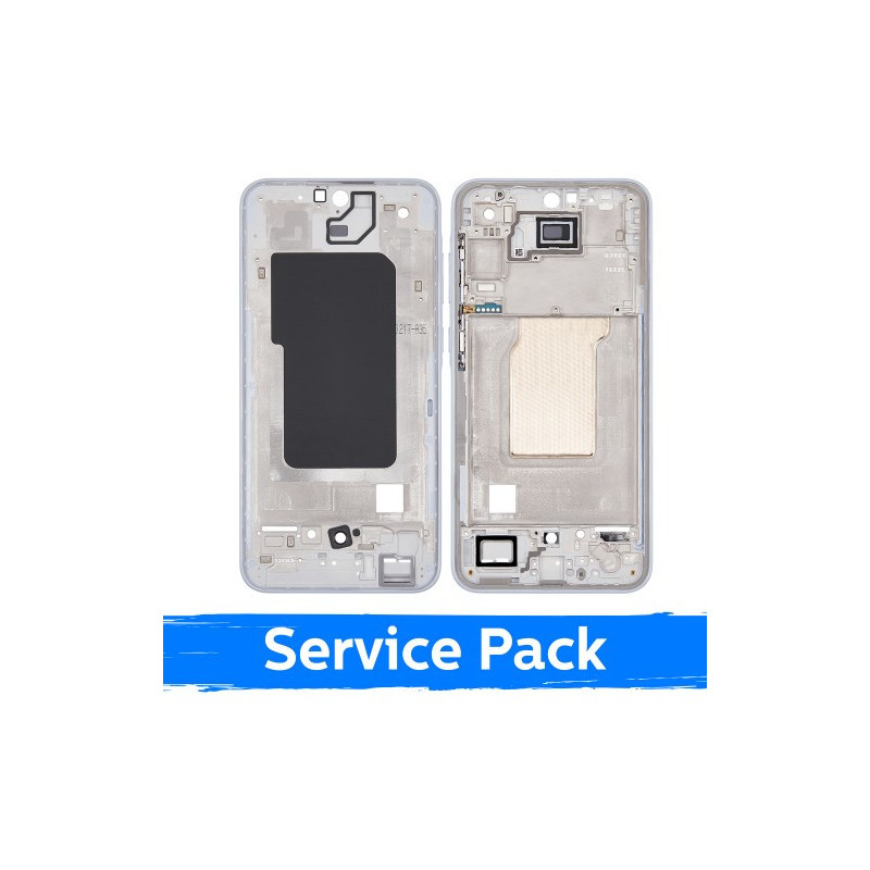 Ekrano rėmas / vidinis korpusas skirtas Samsung A356 A35 5G / Iceblue / (Service Pack)