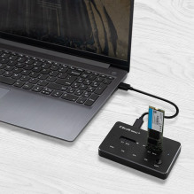 Qoltec 50310 Drive docking station 2x SSD M.2 SATA , NGFF , USB Type C Qoltec 50310 Drive docking station 2x SSD M.2 SATA , NGFF , USB Type C