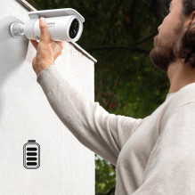 „Baseus Security S1 2K“ lauko kamera – balta