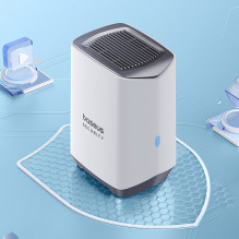 „Baseus Security N1 Plus“ dvigubos 2K lauko stebėjimo komplektas (2 kameros) – baltas