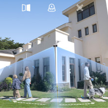 Baseus Security X1 Pro Dual Camera 3K Outdoor Camera - White