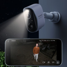 Baseus Security N1 2K Outdoor Camera Set 3x Camera + Base Station - White