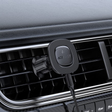 Acefast D46 Magnetic Air Vent Mount with Wireless Charger - Black