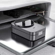Acefast E22 3-in-1 Wireless Inductive Charging Station, MagSafe Compatible - Gray