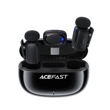 Acefast R2 Wireless Lavalier Microphones - Black