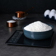 Wozinsky WIK-16 Smart Kitchen Scale with Digital Display, Bluetooth App - Black