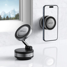 Acefast E30 Magnetic Dashboard / Windshield Suction Cup Holder - Black