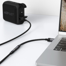 Acefast J13 USB-A to 3.5mm mini jack adapter - black