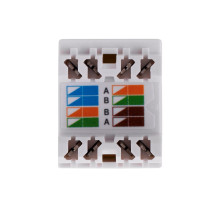 Alantec MKN-U5-1 laido jungtis RJ45 balta