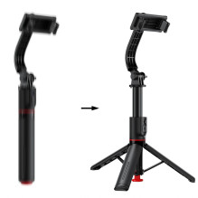 Acefast E42 Selfie Stick with Auto Tripod and Bluetooth Remote Control 1.05m - Black