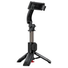 Acefast E42 Selfie Stick with Automatic Tripod and Bluetooth Remote Control 63 cm - Black