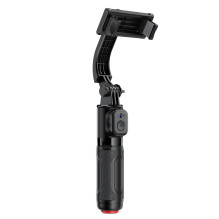 Acefast E42 Selfie Stick with Automatic Tripod and Bluetooth Remote Control 63 cm - Black
