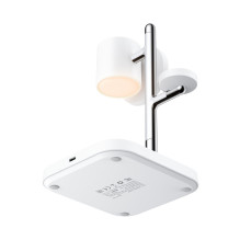 Acefast E39 Qi2.2 25W 4-in-1 Wireless Desk Charger for Phone, Watch, and Headphones with Night Light - White