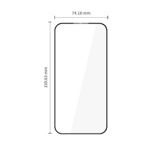 Szkło hartowane Tech-Protect Glass Fit+ 2-Pack na OnePlus Nord 6 - czarne