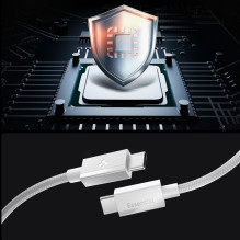 Kabel Spigen Essential EB6015CC USB-C 60W 150 cm - biały