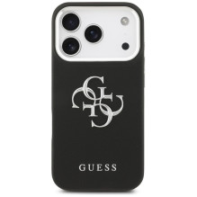 Guess Guess Grained Big 4G Classic Logo case for iPhone 17 Pro - black Guess Guess Grained Big 4G Classic Logo case for iPhone 17 Pro - black
