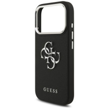 Guess Guess Grained Big 4G Classic Logo case for iPhone 17 Pro - black Guess Guess Grained Big 4G Classic Logo case for iPhone 17 Pro - black