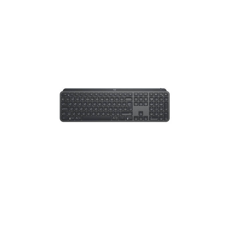 „Logitech MX Keys“ belaidė klaviatūra verslui, grafito spalvos, JAV, INT (920-010251)
