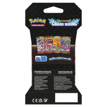 Pokemon Mega Evolution: Chaos Rising Sleeved Booster card refill pack 1 pc. Pokemon Mega Evolution: Chaos Rising Sleeved Booster card refill pack 1 pc.