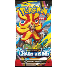 Pokemon Mega Evolution: Chaos Rising Booster kortų papildymo pakuotė 1 vnt. Pokemon Mega Evolution: Chaos Rising Booster kortų papildymo pakuotė 1 vnt.