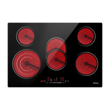 Indukcinė Viryklė - IsEasy LT5-02 5 Šildymo Zonų 1200W-2400W Jutiklinis Valdymas