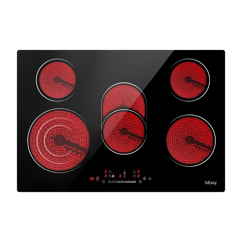 Indukcinė Viryklė - IsEasy LT5-02 5 Šildymo Zonų 1200W-2400W Jutiklinis Valdymas