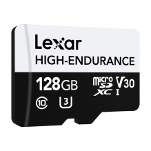 Atminties Kortelė - Lexar High-Endurance microSDHC / microSDXC 128GB 100MB / s Skaitymas 45MB / s Rašymas