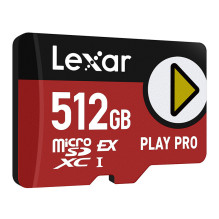 Atminties Kortelė - Lexar PLAY Pro microSDXC Express 7.1 512GB 900 MB / s, 600 MB / s