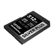 Atminties Kortelė - Lexar Professional SILVER PLUS SDXC 512GB 205 MB / s Skaitymas, 150 MB / s Rašymas Atminties Kortelė - Lexar Professional SILVER PLUS SDXC 512GB 205 MB / s Skaitymas, 150 MB / s Rašymas