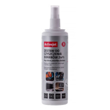 Screen Cleaner - Activejet 2in1 250 ml / 20x20 cm Screen Cleaner - Activejet 2in1 250 ml / 20x20 cm