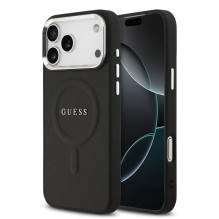 Guess Apple iPhone 17 Pro Max PU Saffiano MagSafe Case Black Guess Apple iPhone 17 Pro Max PU Saffiano MagSafe Case Black