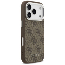 Guess Guess 4G Classic Logo MagSafe case for iPhone 17 Pro - brown