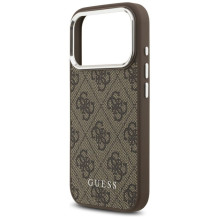 Guess Guess 4G Classic Logo MagSafe case for iPhone 17 Pro - brown